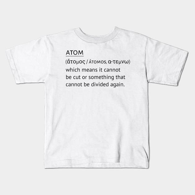 Atom Kids T-Shirt by radeckari25